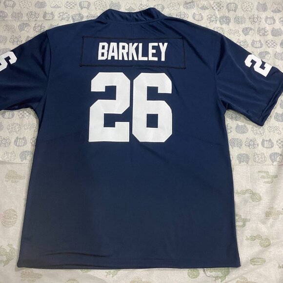 Nike Penn State Nittany Lions Saquon Barkley Navy Blue Jersey - Picture 6 of 6